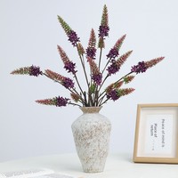 Nouvelle Arrivée Fleur Artificielle en Soie Jacinthe à 5 Têtes de 75 cm Haute Simulation pour Décoration Maison et Mariage
