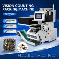 Machine d'emballage automatique à comptage optique haute vitesse pour glissières de fermeture éclair, quincaillerie et petites pièces