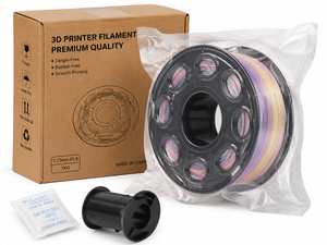 Filamento PLA Seda Degradado Arcoíris OEM 1.75mm 1kg para Impresora 3D, Multicolor con Brillo de Seda para Modelos Artísticos, Compatible con Bambu Lab y Creality - Product Image 4