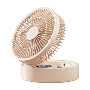 Foldable Portable USB Fan with Mirror Multifunctional <b>Mini</b> Desk Fan Rechargeable Personal Cooling Fan Travel Fan for Home office - Product Image 3