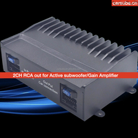 Amplificateur de navigation Android 4 canaux 50W pour voiture avec DSP, écran large, amélioration des basses, amplificateur radio de voiture classe AB