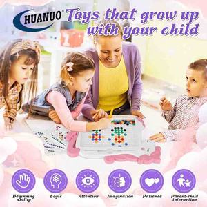 Bonne vente tout-petits filles Montessori jouets en plastique poney point magnétique planche à <span class=keywords><strong>dessin</strong></span> pour enfants voyage jouets cadeaux d'<span class=keywords><strong>anniversaire</strong></span> - Product Image 5