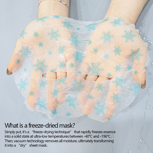 Y457 Máscara Facial de Tecido Não Tecido Personalizada com Ácido Hialurônico, Granita de Gelo, Gelo Seco a Granel e Liofilizado, Material de Papel - Product Image 4
