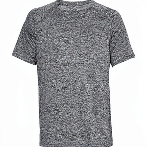 Custom Men Casual Knitted Quick Dry Breathable Solid Loose <b>Muscle</b> Sports Workout Fitness Outdoor Gym <b>T</b>-<b>Shirt</b> - Product Image 1