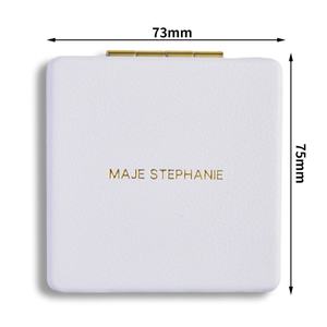 Customized Gift Fashion High Quality <b>Magnifying</b> Custom Logo Cosmetic Double Side Makeup <b>Mirror</b> - Product Image 3