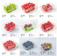 Contenitori Alimentari in Plastica Monouso con Design Pieghevole per Confezionamento di Verdure e Pomodori