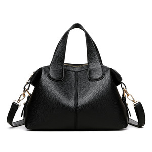 Sac à main pour femme transfrontalier, grande capacité, en cuir souple, design élégant et original, sac à bandoulière, sac Boston haut de gamme pour les trajets quotidiens - Product Image 4