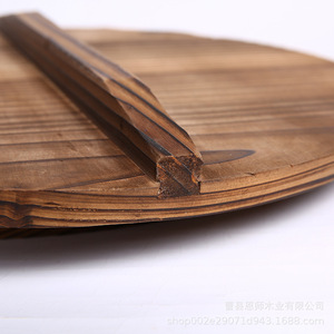 Cedar Wood <b>Pot</b> <b>Lids</b> Round And Square Solid Wood Eco Friendly For Home Use Shandong Made - Product Image 3