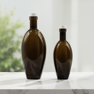 ขวดวิสกี้ 1000 มล. 650 มล. 330 มล. บรรจุภัณฑ์แก้วสั่งทำพิเศษ พร้อมฝาเกลียว ฐานหนา สำหรับแบรนด์โรงกลั่น - Product Image 1