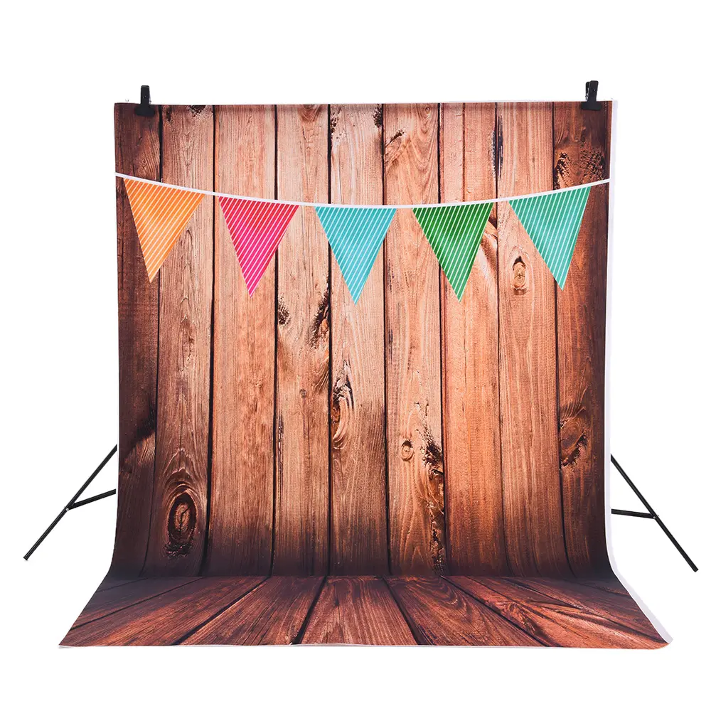 Wholesale Christmas Wood Floors Photography Backdrops Photo Booth Backgrounds For Photographers Studio