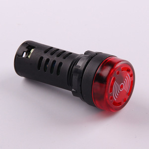 Lampe indicatrice Ad16-22 24V LED rouge avec fonction d'alarme pour usage industriel - Product Image 1