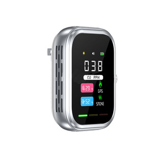 Nouvel arrivage en usine : <span class=keywords><strong>Détecteur</strong></span> combiné <span class=keywords><strong>de</strong></span> gaz combustible pour la sécurité domestique avec alarme vocale pour appartement, hôtel, camping - Product Image 1