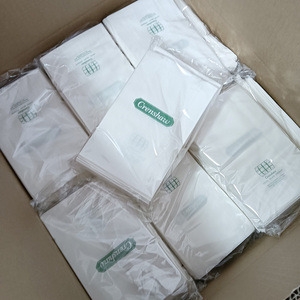 Toptan Beyaz Kahverengi Paket Servis Fast Food Kraft Düz Kağıt Atıştırmalık Poşeti Yağ Geçirmez Sandviç Pasta Ambalajı - Product Image 3