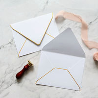 Vente en gros de fournisseur de mariage, usine bon marché, enveloppe blanche vierge en Stock pour cartes de vœux, carte d'invitation