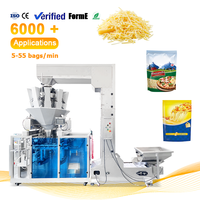 Machine d'emballage Doypack à remplissage et scellage automatique de fromage râpé en sachets à fermeture éclair, facile à utiliser