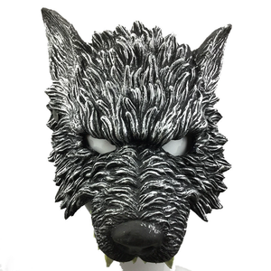 Disfraz de lobo realista de espuma PU para <span class=keywords><strong>Halloween</strong></span>, fiesta de disfraces, actuación en bar. - Product Image 2