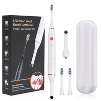 Brosse à dents automatique intelligente personnalisée avec application caméra Brosse à dents électrique sonique rechargeable pour adultes Wifi