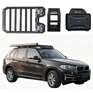 Panier de toit en alliage d'aluminium pour bagages, échelle latérale et boîte latérale pour <span class=keywords><strong>BMW</strong></span> X5 X6 2020-2026 - Product Image 1