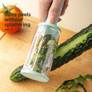 Offre Spéciale Éplucheur Coupe-Légumes Multifonction Accessoires de <span class=keywords><strong>Cuisine</strong></span> en Plastique et Acier Inoxydable pour Éplucher, Écailleur et Râpe - Product Image 4