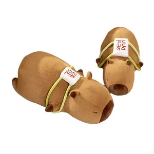 Muñeca capybara de alta calidad, almohada de juguete de peluche, mochila, muñeca de delfín de agua peluda, regalo para niñas