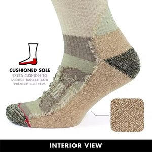 Men's Thermal Outdoor Work <b>Socks</b> | Reinforced Heel-Toe, Breathable Knit & All-Day Comfort Cushion | OEM/ODM Available - Product Image 5