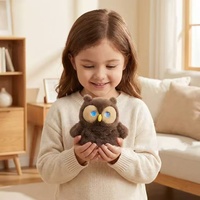 Offre Spéciale : Peluche Hibou Parlant Magpie Pool AI, Compagnon Mignon, Pendentif, Décoration de Bureau, Unisexe, Rembourrage Coton PP, Jouet Cadeau