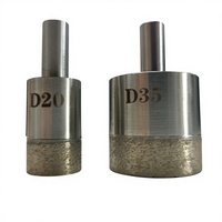 Foret diamanté sinterisé à queue droite pour verre, 5mm-125mm, marque HL, longue durée de vie, pour verre, marbre, pierre