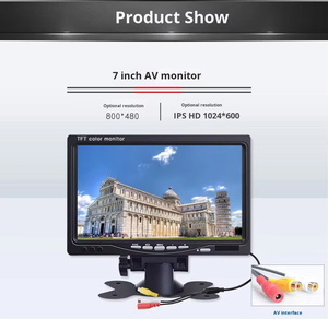 <span class=keywords><strong>Monitor</strong></span> Industriale da <span class=keywords><strong>7</strong></span> Pollici Montabile a Parete, Schermo IPS, Display VGA AV TFT, Piccolo <span class=keywords><strong>Monitor</strong></span> LCD in Plastica - Product Image 3