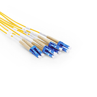 Cable de Fibra Óptica MPO de 2.0mm OS2 G657A1 G657A2 OM3 OM4 de 8/12/24 Núcleos (1M-50M) Modelo MTP/MPO FTTH Marca OEM con 1 Año de Garantía