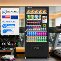 Distributeur automatique de snacks RUNYANG personnalisé, combo pour snacks et boissons, distributeur automatique pour aliments et boissons
