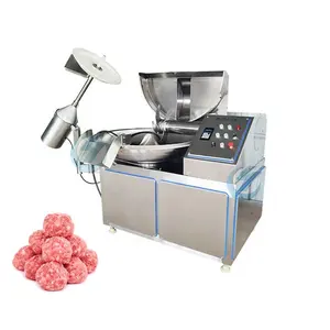 Industrial Electric High Speed SUS 304 Vegetable Meat Chopper Vacuum Bowl Cutter Machine