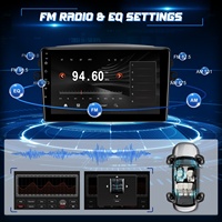 Lecteur multimédia de voiture 9 pouces pour Toyota Sienna 2004-2010, autoradio Android, GPS, Wifi, audio, Carplay, Android Auto
