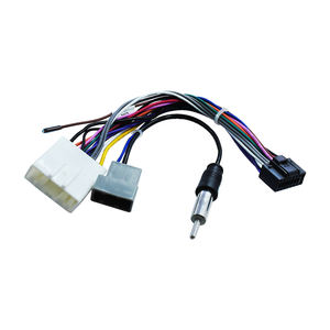 Station Radio de rechange avec câble stéréo ISO, 16 broches, pour Tiida <span class=keywords><strong>D40</strong></span> <span class=keywords><strong>Navara</strong></span> Terra Qashqai Subaru Forester - Product Image 1