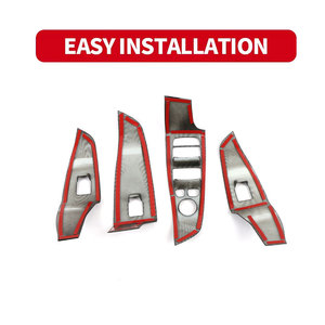 Accessoires d'intérieur en acier inoxydable en fibre de carbone ABS OEM <span class=keywords><strong>pour</strong></span> 2020 Bavarian Motor Works 3 Series Window Lift Trim Frame - Product Image 6