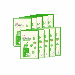 PRRETI Paquete de Mascarillas Faciales Coreanas K-Beauty, Hidratantes y Nutritivas, de Algodón, con Ingredientes Herbales - Product Image 2