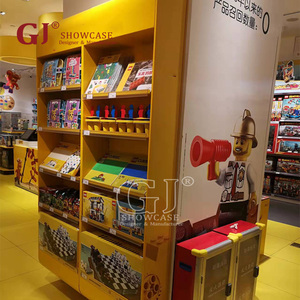 Conception de magasin de <span class=keywords><strong>jouets</strong></span> de détail personnalisé, présentoir de blocs de construction <span class=keywords><strong>pour</strong></span> enfants, étagères, stand moderne, design d'intérieur de mini boutique éphémère - Product Image 6