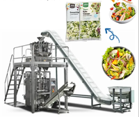 Automatische Dumpling Product Salade Mozzarella Bolletjes Vers Fruit Kleverige Snoepjes Automatische Droogijs Groente Bes Weeg- en Verpakkingsmachine