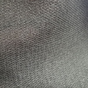 50D noir sergé 100% polyester tissé au jet d'eau entoilage PA double point lavable haute force de décapage interfaçage pour manteau - Product Image 2