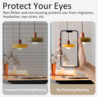 Ampoules LED GU10 encastrées au plafond en aluminium COB 5W à intensité variable en 3 étapes, lumière chaude