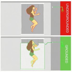 Pluma de prueba de puesta a tierra de conductividad, probador de continuidad, probador de puesta a tierra para alfombrilla de puesta a tierra, kit de sábanas - Product Image 6