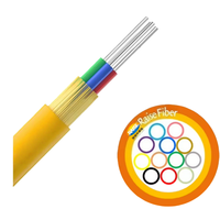 Kabel Serat Optik GJFJV 2/4/6/8/12/24/48/96 Core Multimode OM2/OM3/OM4 Singlemode 9/125 G657A1