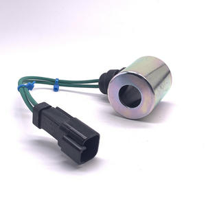 Bobine d'électrovanne Senwitt 186-1526 à connecteur carré pour vannes hydrauliques de chargeuses de machines de construction - Product Image 1