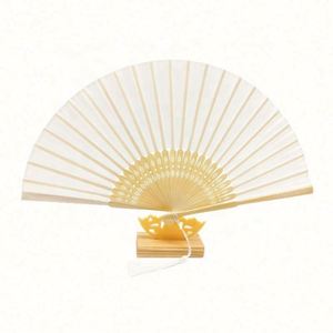 Custom Folk Art Painted Sublimation Folding Bamboo Wedding <b>Hand</b> <b>Fan</b> for Bride - Product Image 4