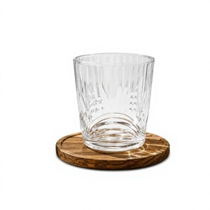 Verre à whisky old fashioned de style Lowball original, motif cheval, bord doré, écologique et lavable, qualité supérieure - Product Image 3