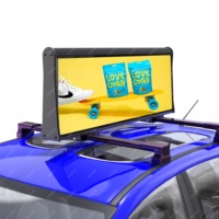 Écran LED pour taxi P2.5mm, écran LED pour toit de taxi, écran LED pour toit de voiture, double face, équipement de diffusion publicitaire HD avec GPS
