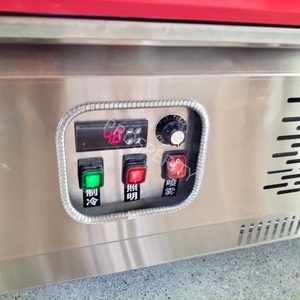 Refrigerador Comercial de Acero Inoxidable con Exhibición Abierta, Enfriamiento por <span class=keywords><strong>Aire</strong></span>, Multideck, para Frutas y Verduras de Supermercado - Product Image 2