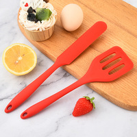 Set Spatula Dapur Kecil Silikon XN Brand Model KT-002 7 Buah, Tahan Suhu Tinggi, Sendok dan Spatula Masak