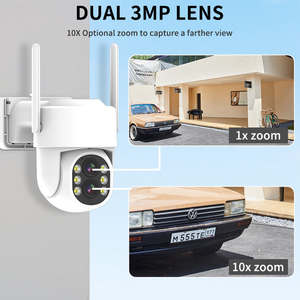 Kit NVR solaire sans fil 4CH avec <span class=keywords><strong>caméra</strong></span> 3MP moniteur 10 pouces CCTV <span class=keywords><strong>Surveillance</strong></span> système AI <span class=keywords><strong>caméra</strong></span> solaire Kit de <span class=keywords><strong>caméra</strong></span> WIFI extérieure - Product Image 4