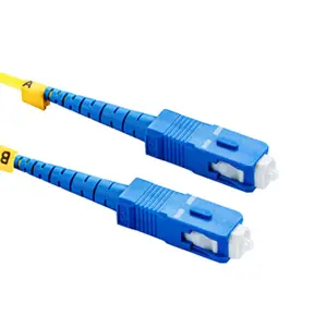 PVC SC-LC 9 m 2 kern einkömmliches beschützt patch-kabel mit guter wiederholtheit glasfaserkabel