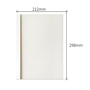 Deli Book Cover A4 Size Plastic Transparent Perfect Binding Cover For Hot Melt Binding Machine - Product Image 1